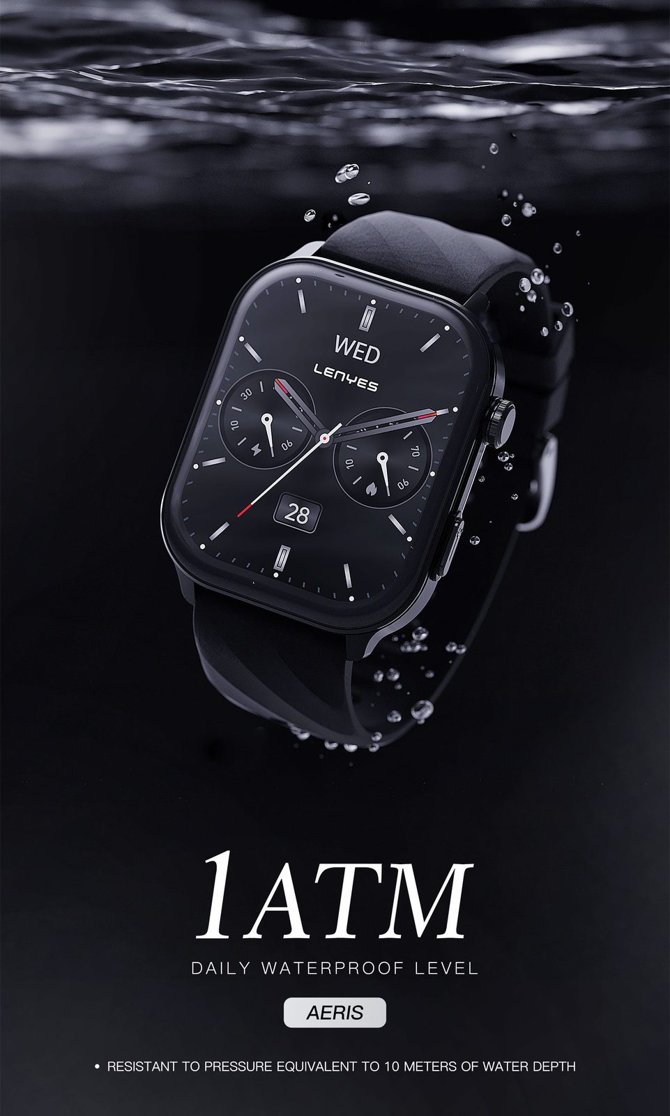 Lenyes AERIS Smartwatch Monitor de Salud vista 5