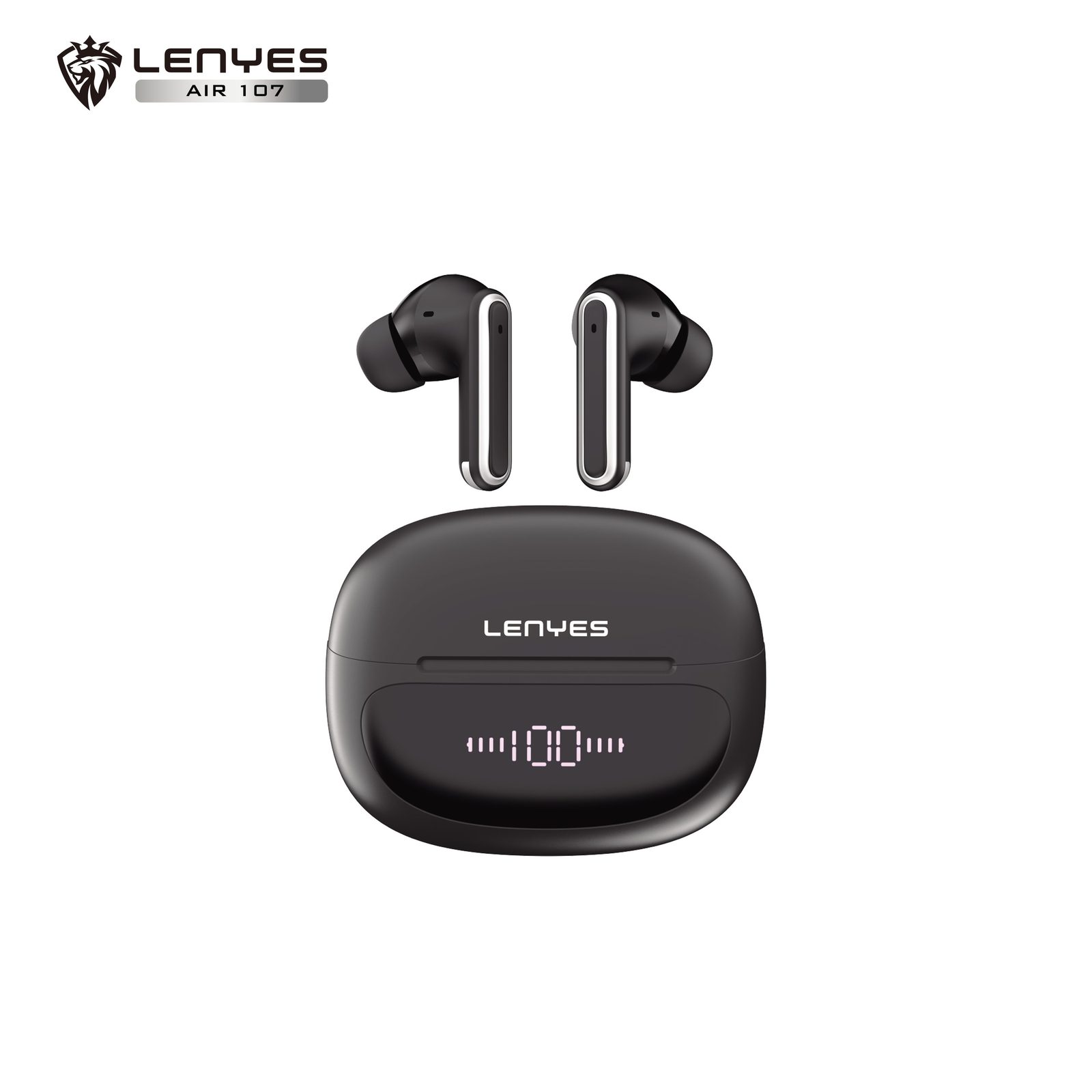 Lenyes AIR 107 TWS Bluetooth con Estuche de Carga vista 1