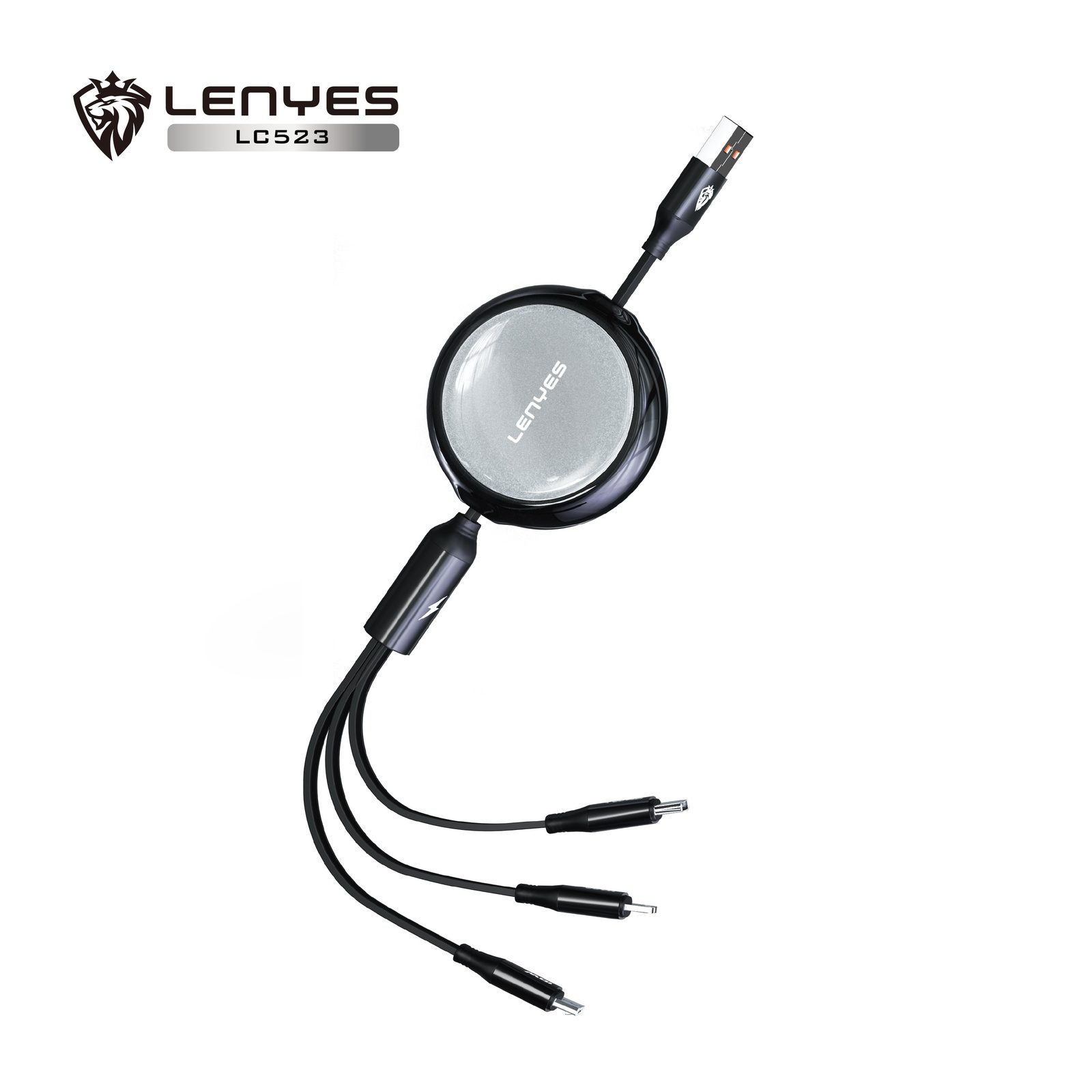 Cable Lenyes LC523 Carga Rápida Trenzado vista 1