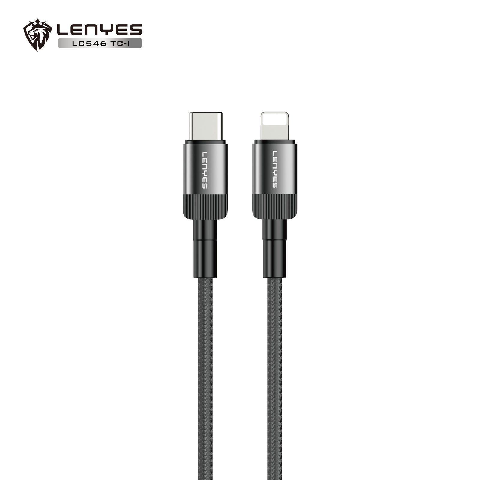 Cable Lenyes LC546 USB-A Aluminio y Nylon vista 5