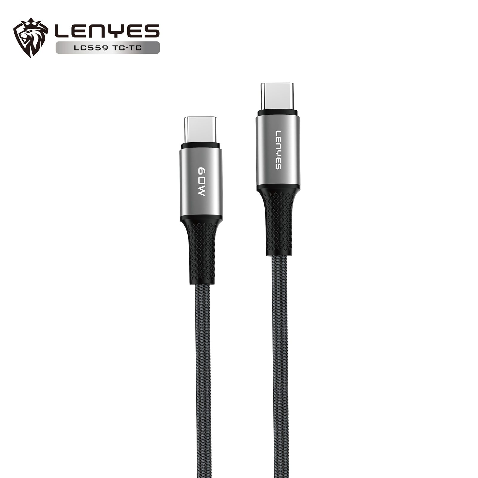 Cable USB-C Lenyes LC559 60W Fast Charge vista 1
