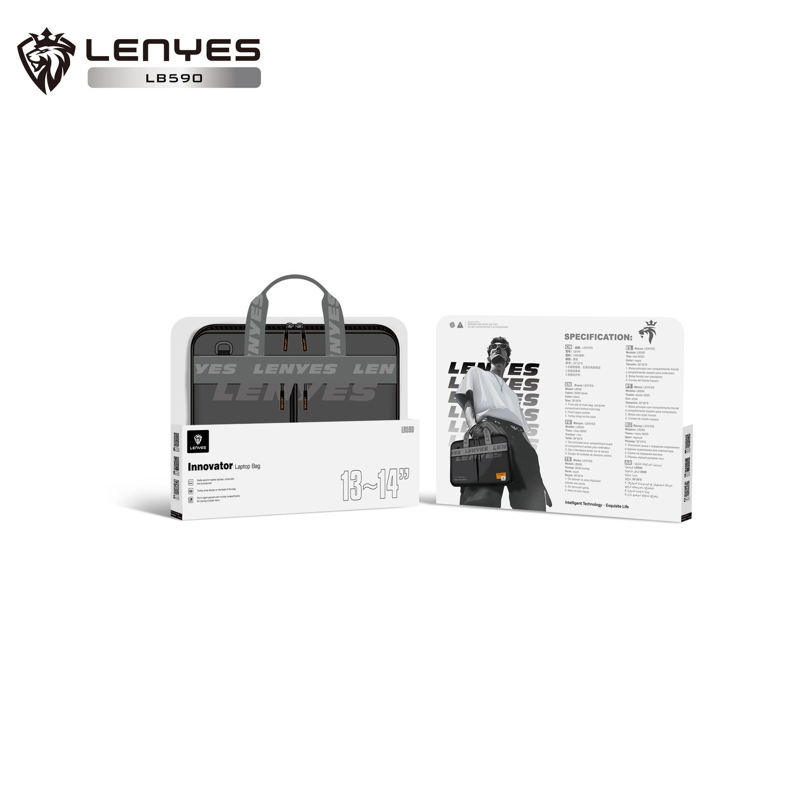 Maletín Premium Lenyes LB591 15-16" vista 1