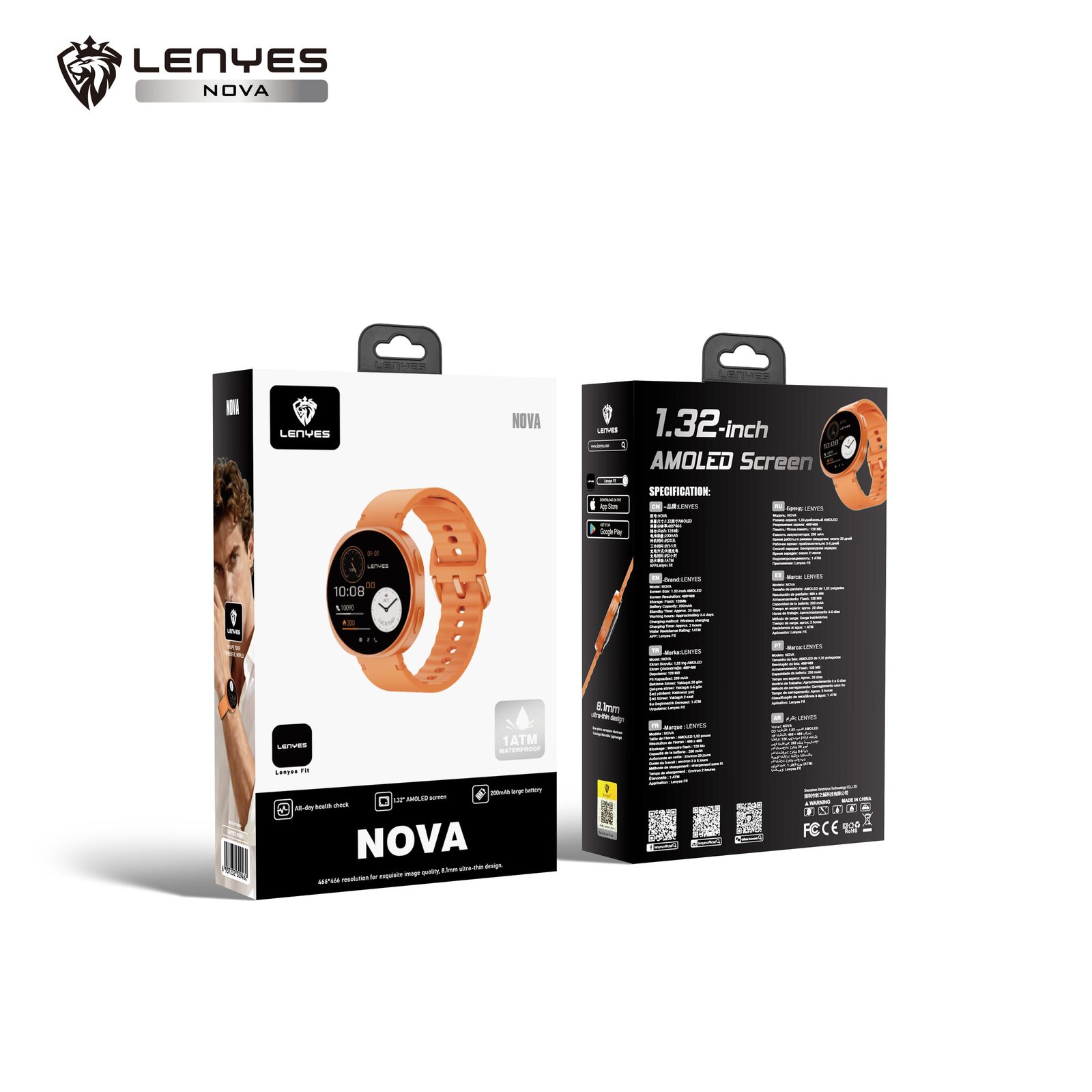 Lenyes NOVA Smartwatch Femenino vista 1