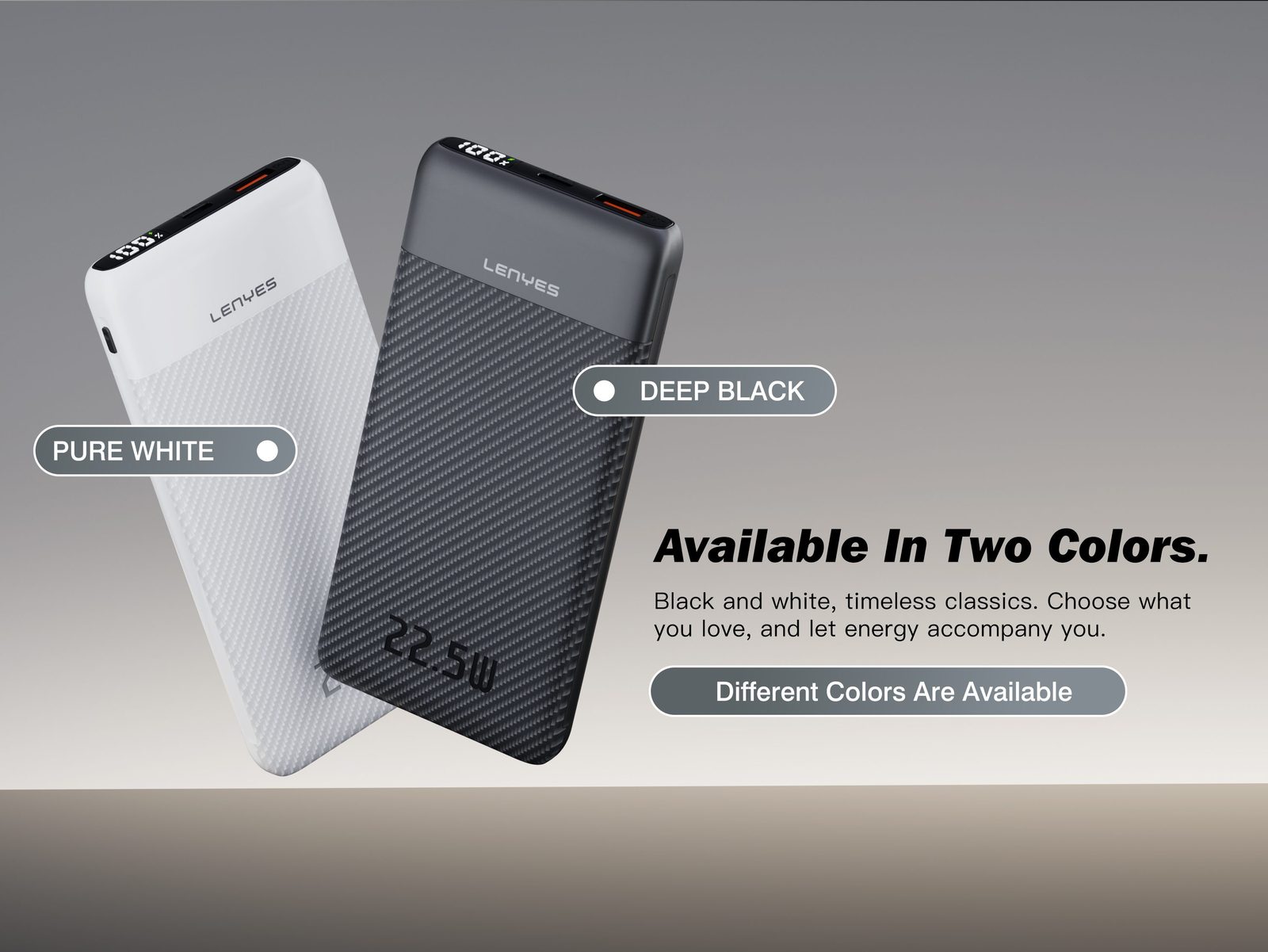 Powerbank Lenyes P541K con Cables Integrados vista 3
