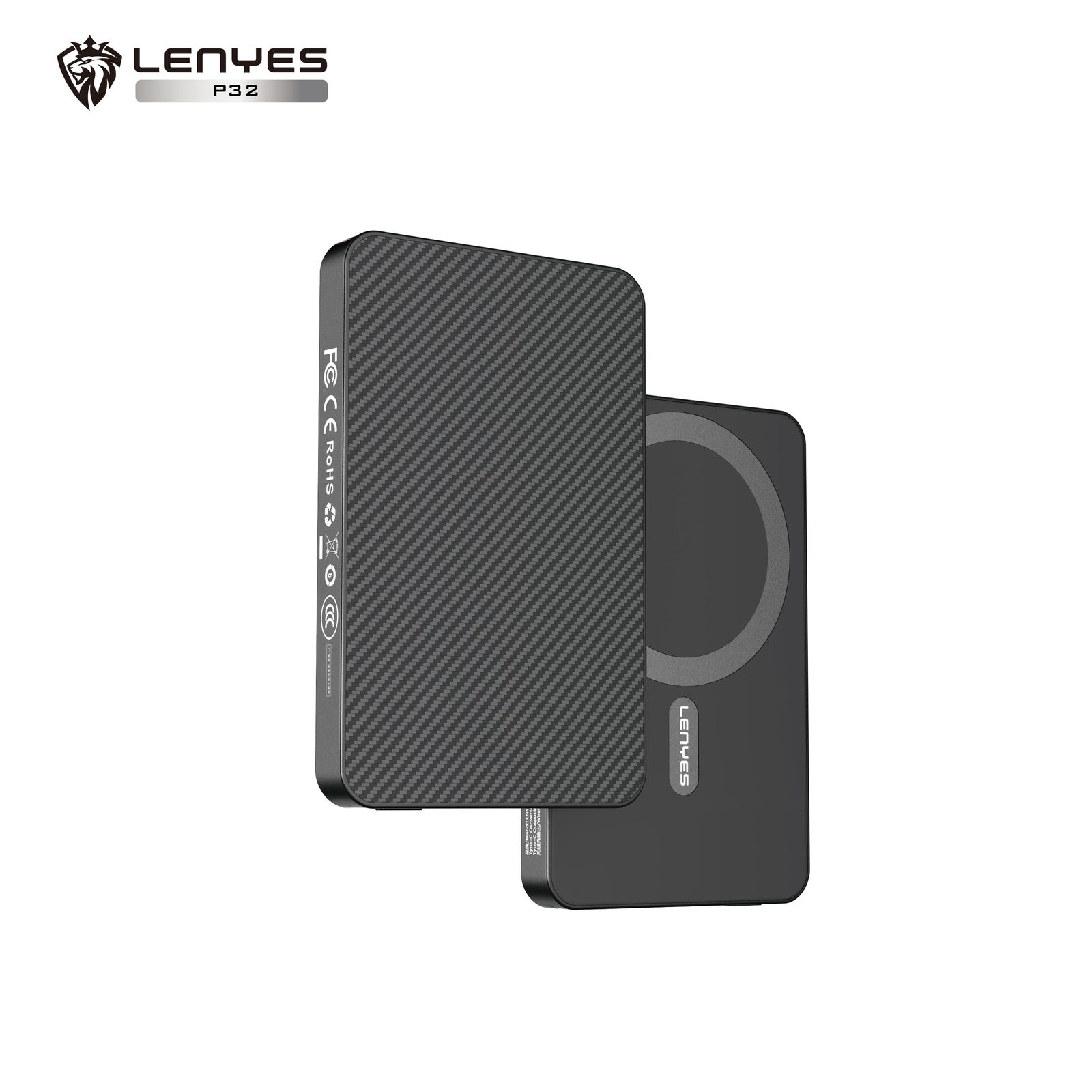 Powerbank Magnético Lenyes P32 5.000mAh vista 1